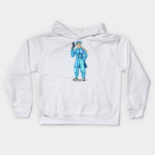 Zoot Suit Samus Kids Hoodie